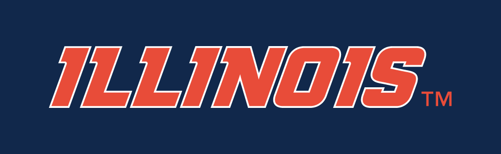 Illinois Fighting Illini 2014-Pres Wordmark Logo 07 iron on paper